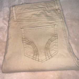 Khaki Hollister super skinny jeans
